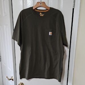 Carhartt Men's Dark Olive Short Sleeve Tee
